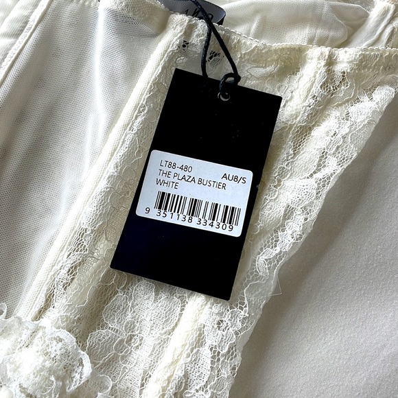 Lioness White Plaza Bustier/Corset AU8/Small - Picture 3 of 4